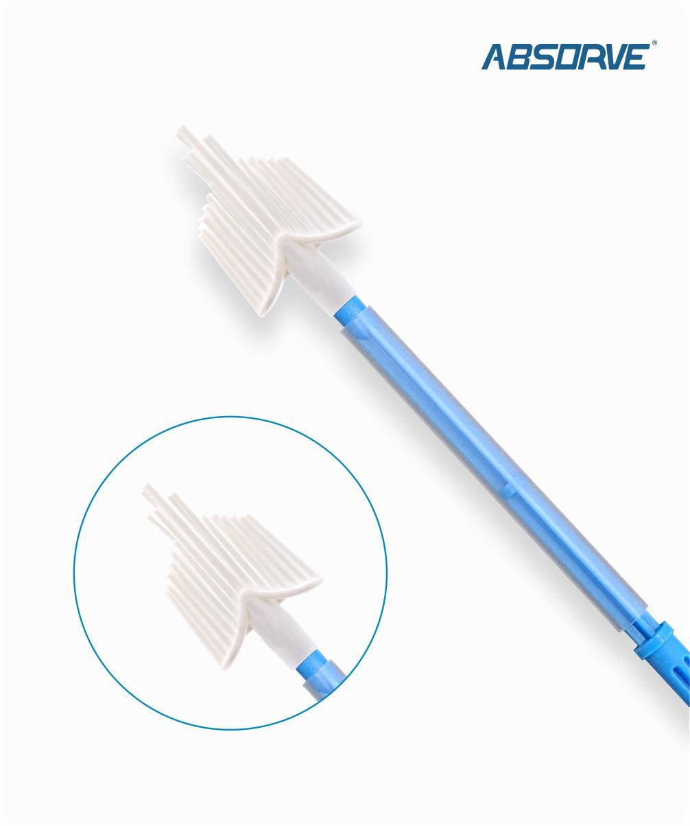 Escova cervical modelo pincel não estéril